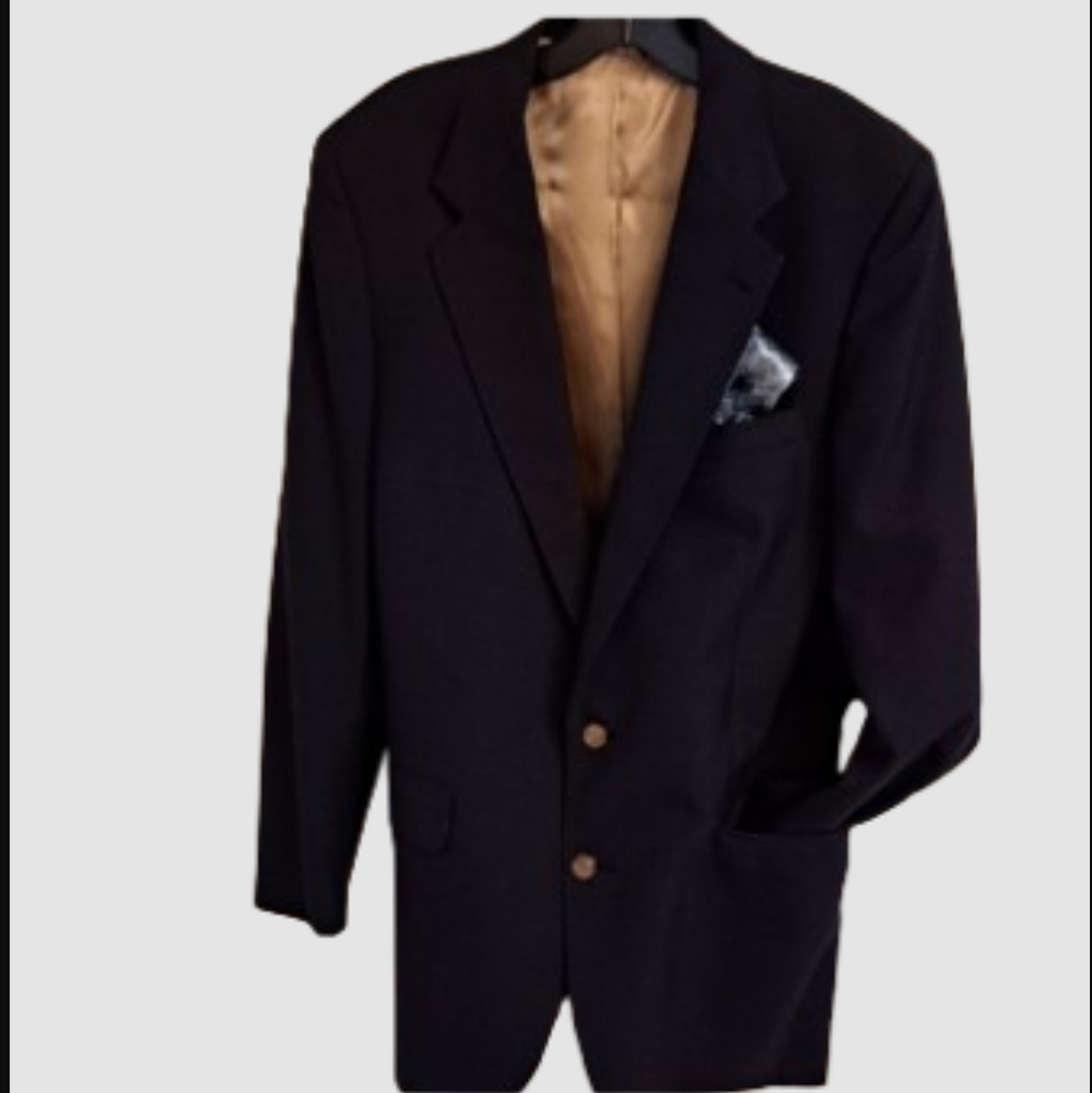 Bill Blass Men's Black Blazer Jacket